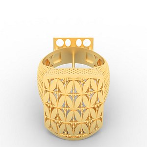 10 light weight rings STL files ready for print 3D print models