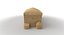 Ancient Coffin Low Poly