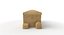 Ancient Coffin Low Poly