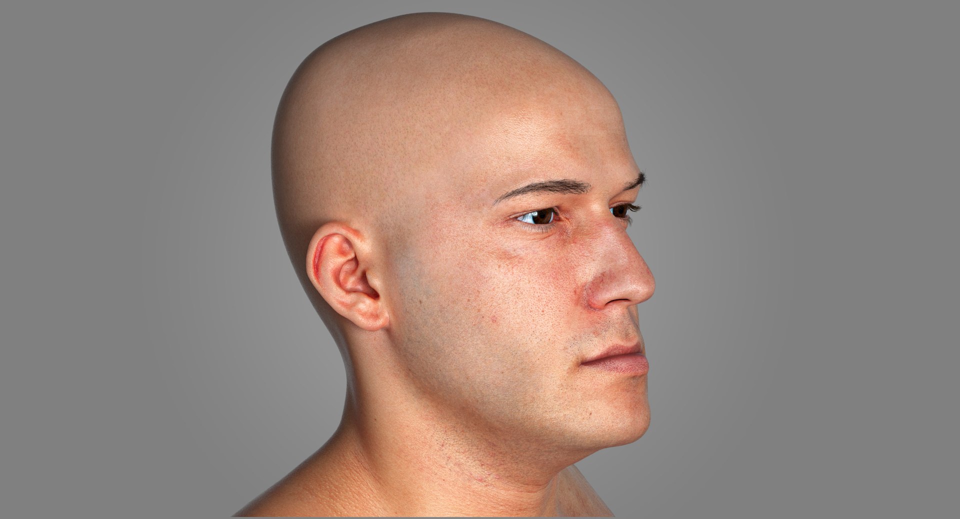3D real pbr marcus human head model - TurboSquid 1648874