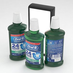 Oral-B Pro Expert Deep Clean Mouthwash Bottle 500ml