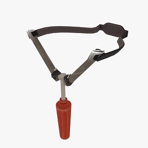 Hand Crafted Slingshot Low-poly 3D model model