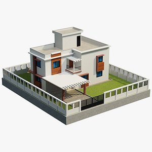 3D Modern House 15