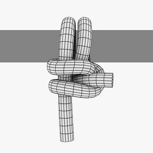 3D knot bend model