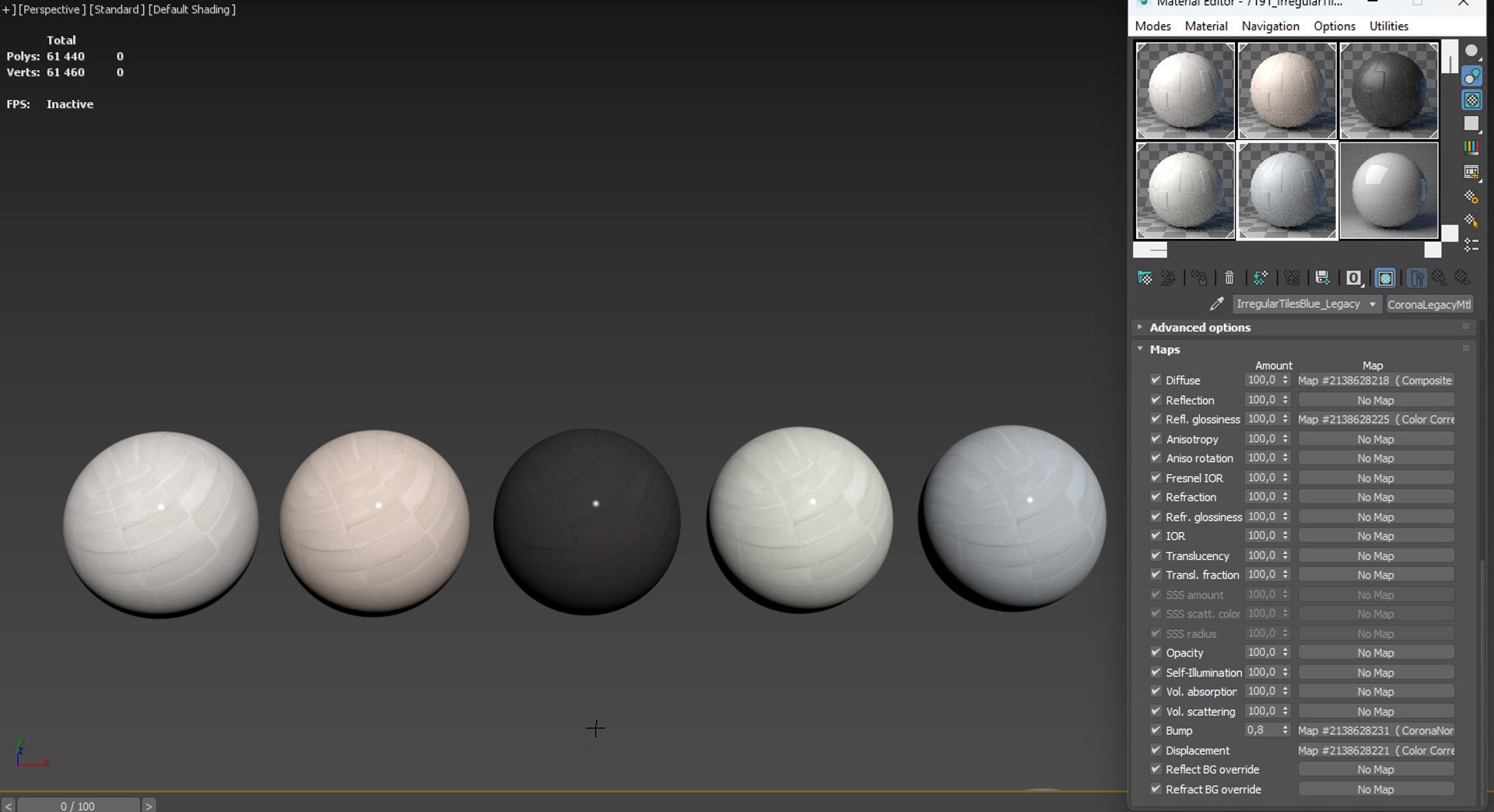 3D 4K Seamless PBR Irregular Tiles Textures And Material Set ...