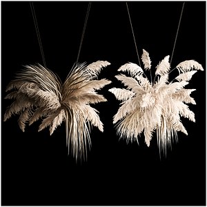 Hanging Bouquet Of Dry Reeds For Decoration 2