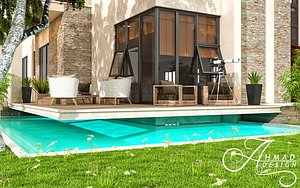 Exterior Sunset Villa Design