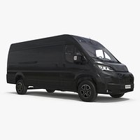 Fiat Ducato Long Van Black Simplified