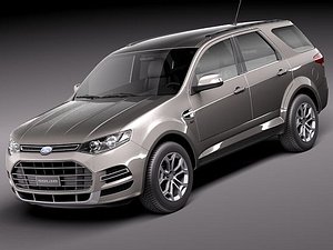 territory 2012 suv 3d model