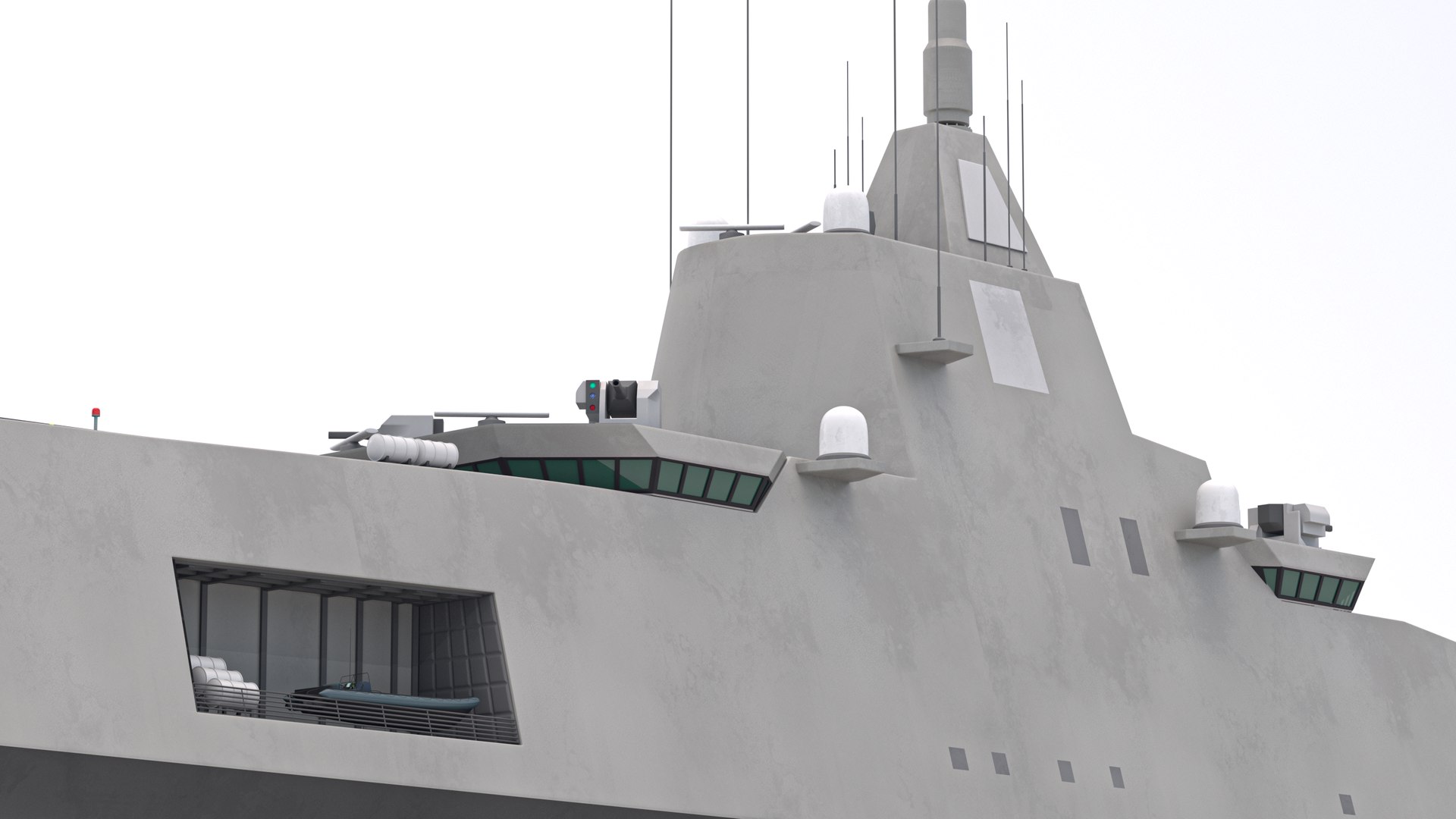 3D Stealth Navy Frigate V2 - TurboSquid 2203172