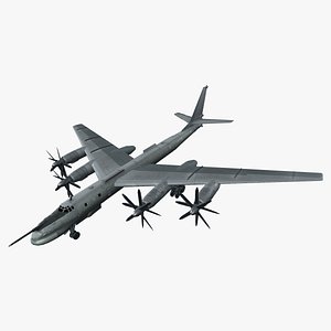 Asset - Army - Tu 95 - 3D MODEL Low-poly