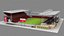 BMO Field Outdoor Stadium Toronto Canada 3D model