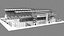BMO Field Outdoor Stadium Toronto Canada 3D model