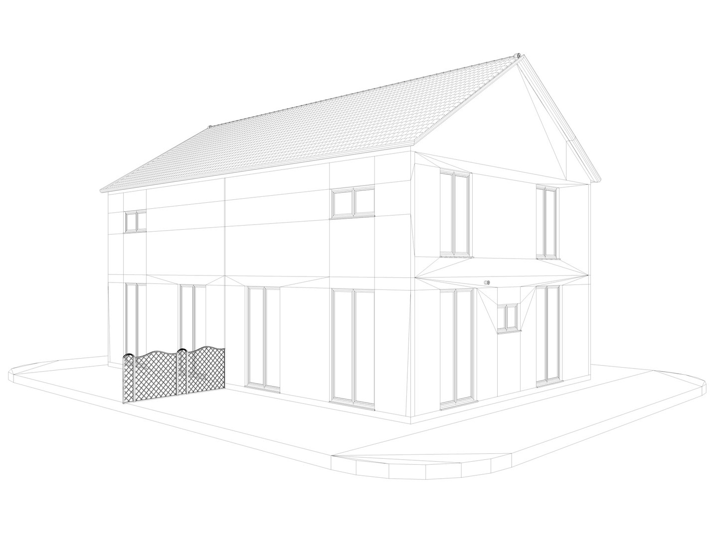 3D model Modern German houses - TurboSquid 2082745