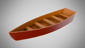 Wooden Boat-G 3D model