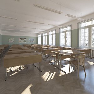 School Class 5 3D model