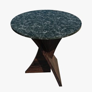 3D Table with cross base model