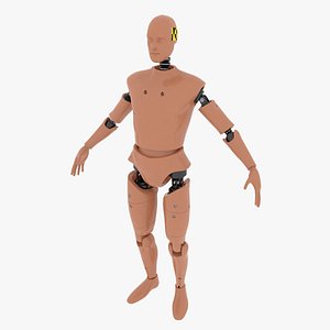 Humanoid Crash Test Dummy 3D model