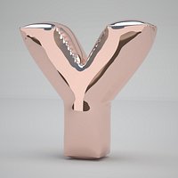 Y Balloon Copper
