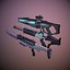 Sci-Fi Weapons Set 1
