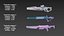 Sci-Fi Weapons Set 1