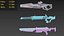 Sci-Fi Weapons Set 1