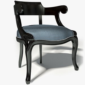 3d model of mis en demeure armchair