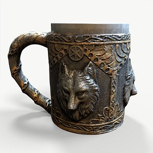 Fantasy Beer Mug 3D model