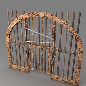 prison door metal 3d model