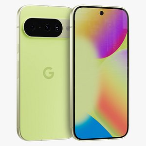 Google Pixel 10 Lemongrass 3D model