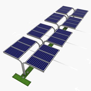 Shaded  Solar Panel - 2021 - Design 01 model