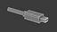 connectors electronics 3D model