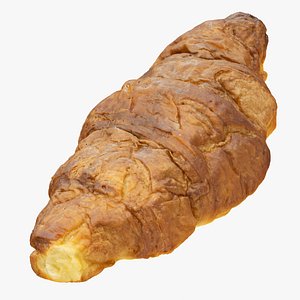 3D croissant 01 raw scan