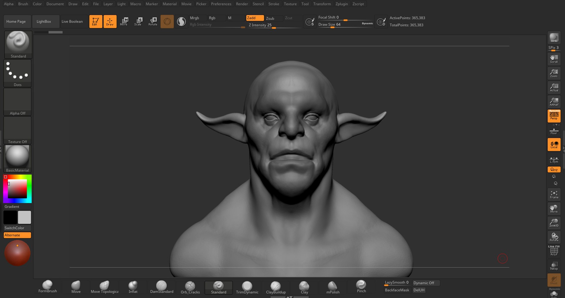 3D model creature head reference - TurboSquid 1291532
