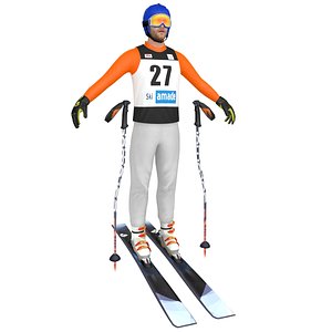 skier ski model