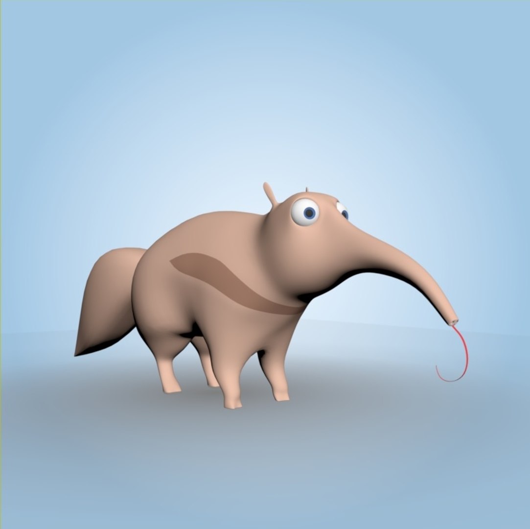 3d Anteater Turbosquid 1854976