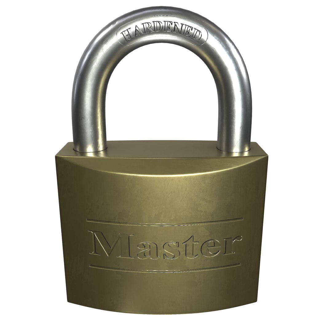 Padlock 3D - TurboSquid 2049601
