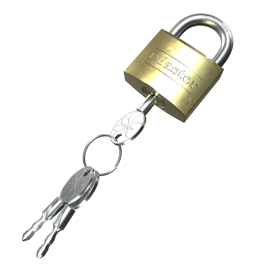 Padlock 3D - TurboSquid 2049601