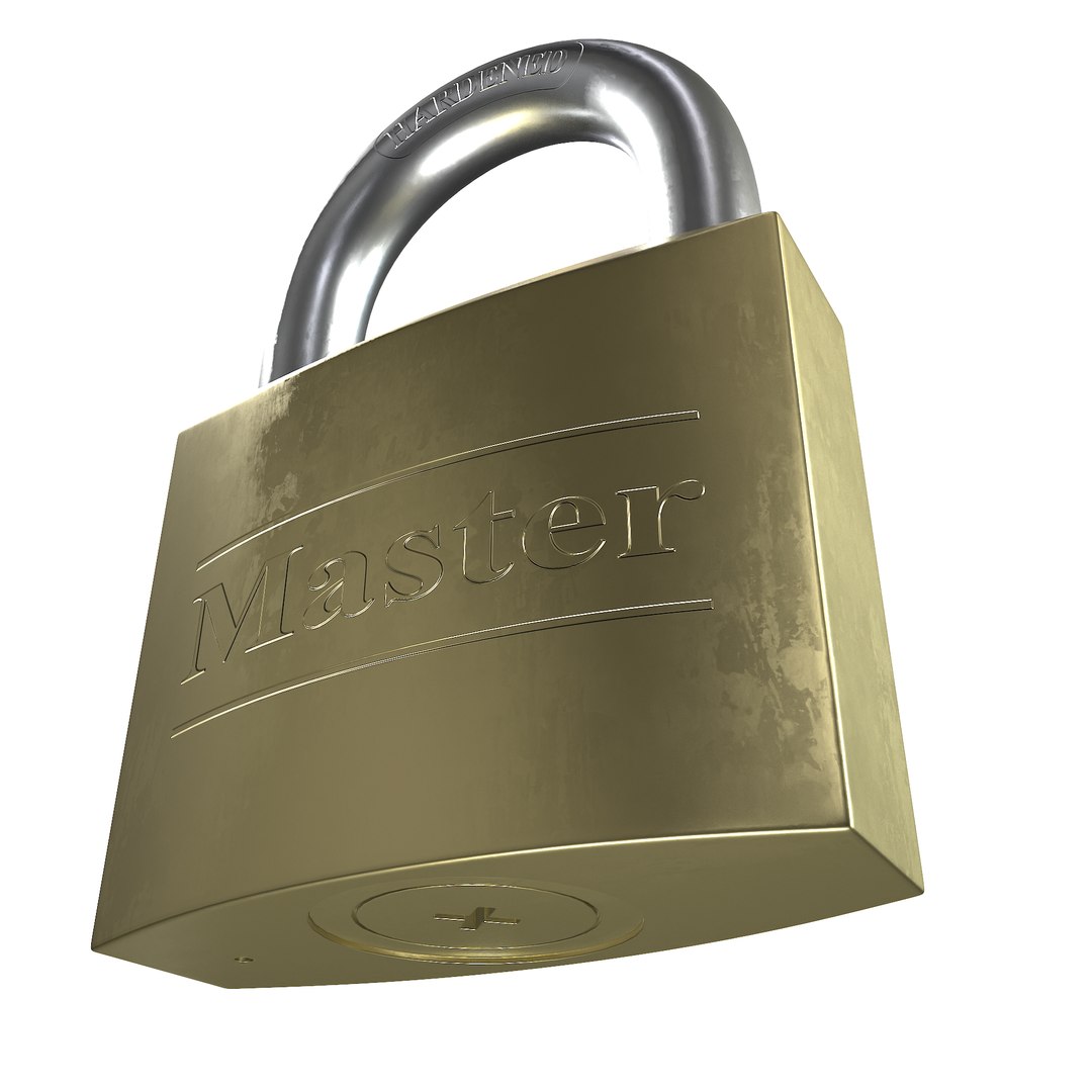 Padlock 3D - TurboSquid 2049601