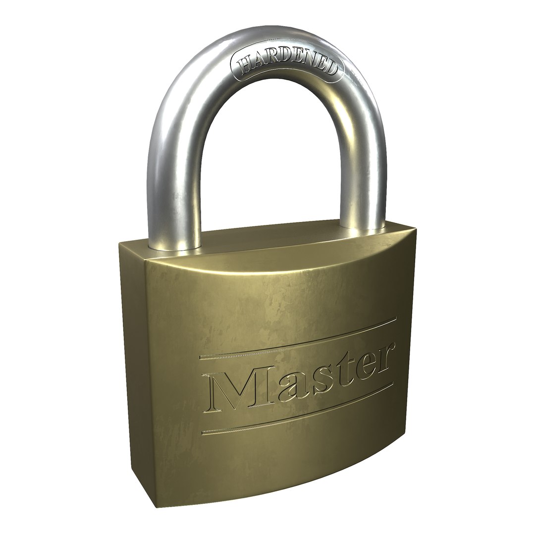 Padlock 3D - TurboSquid 2049601