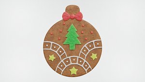 Gingerbread Christmas Cookie 12 model