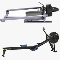 GYM Rowing Machine and T-Bar Collection