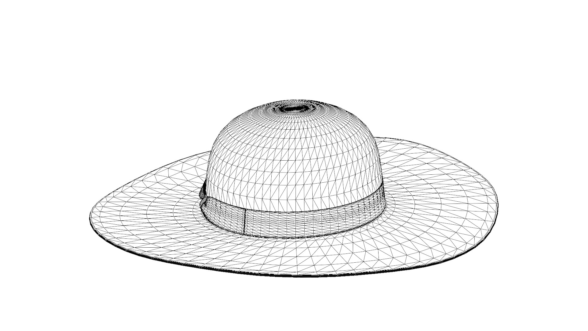 Wide Brim Hat Summer Hat 3D model https://p.turbosquid.com/ts-thumb/fX/kyLFxs/0I/borsalino_laurabraidedhemp_course_wireframe_29/png/1777230574/1920x1080/fit_q87/ca51571b615878c96e8f1a0134566900f775c26a/borsalino_laurabraidedhemp_course_wireframe_29.jpg