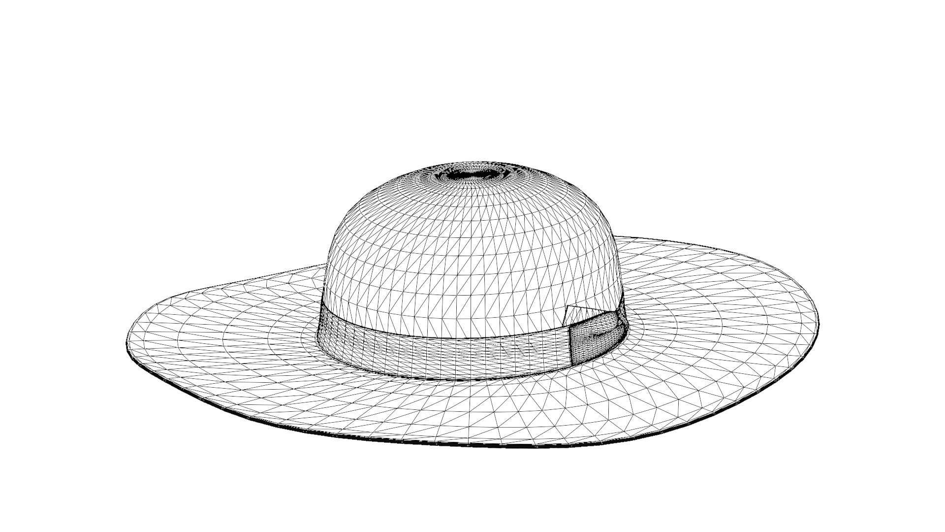 Wide Brim Hat Summer Hat 3D model https://p.turbosquid.com/ts-thumb/fX/kyLFxs/AD/borsalino_laurabraidedhemp_course_wireframe_36/png/1777230599/1920x1080/fit_q87/e4756e61242e4d85cc9d8813d329494cdca4b954/borsalino_laurabraidedhemp_course_wireframe_36.jpg