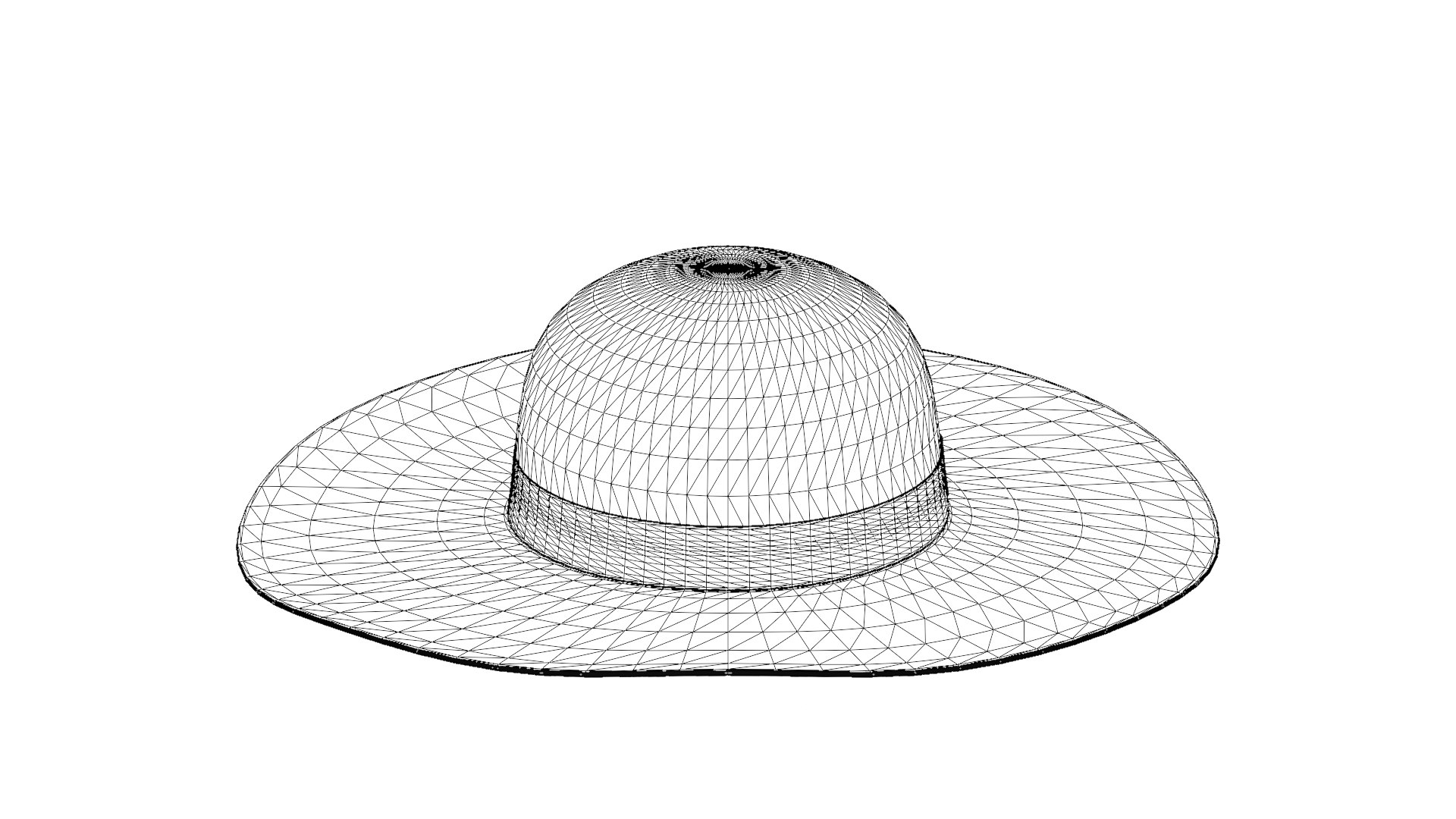 Wide Brim Hat Summer Hat 3D model https://p.turbosquid.com/ts-thumb/fX/kyLFxs/Ae/borsalino_laurabraidedhemp_course_wireframe_34/png/1777230594/1920x1080/fit_q87/edce009893351e4c07ce54b7ad1e6f9e40a305df/borsalino_laurabraidedhemp_course_wireframe_34.jpg