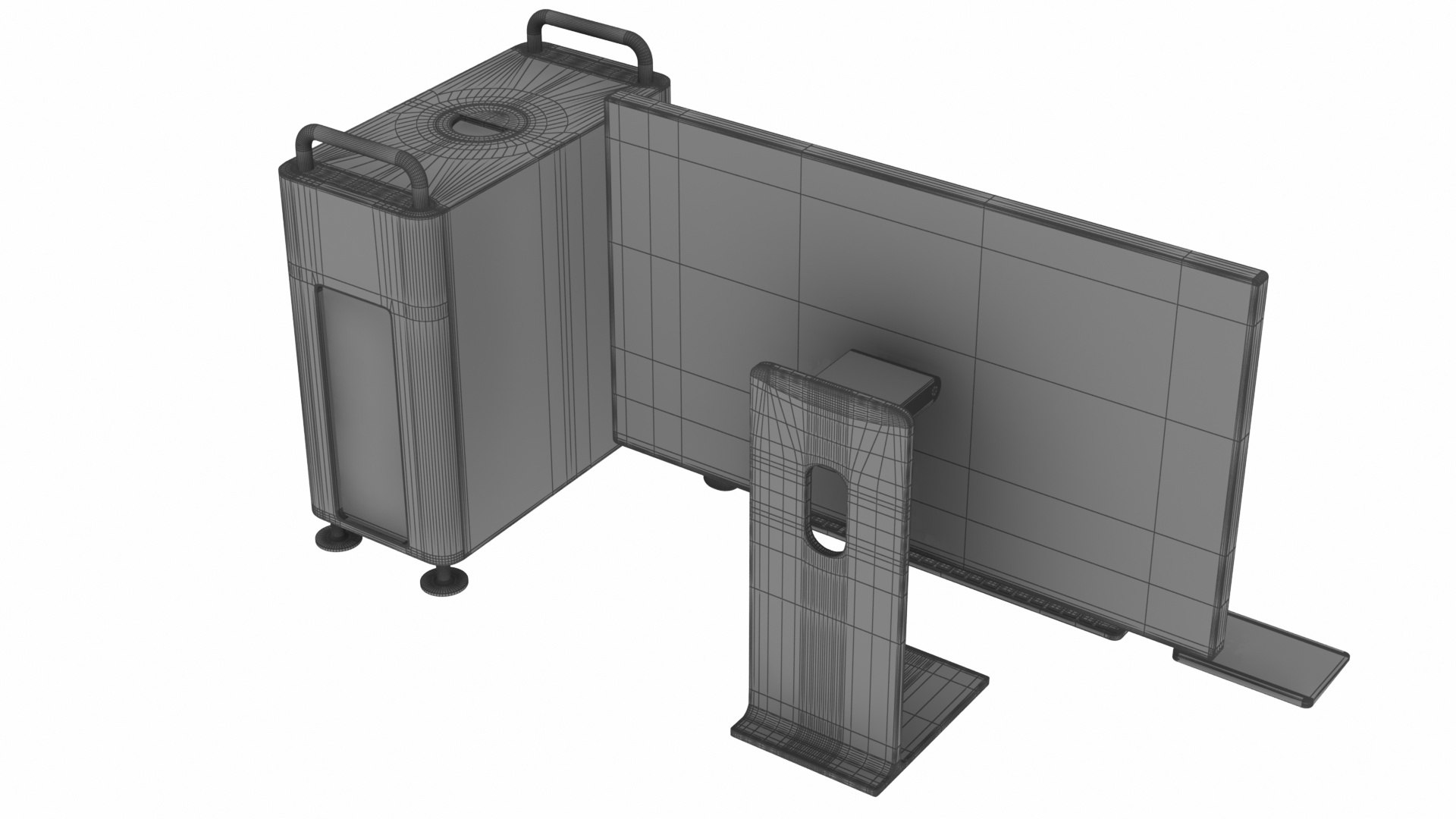Apple Mac Pro Desktop Set 3D https://p.turbosquid.com/ts-thumb/fX/oyDmLd/4c/appleproset14/jpg/1755264431/1920x1080/fit_q87/c053a248f45c376129e988a374e9d863fa5155b8/appleproset14.jpg