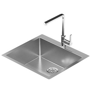 3D model SMEG kitchen sink
