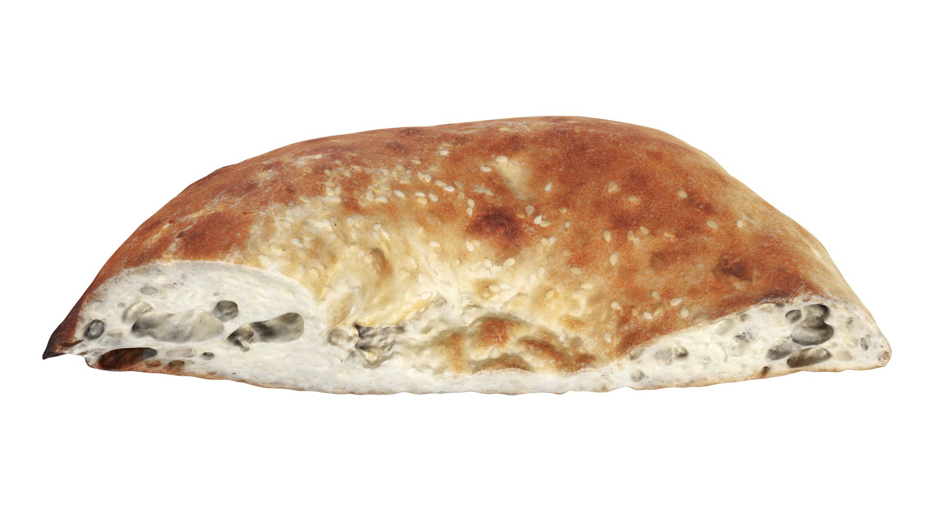 3D Traditional Bread Non Half Cut - TurboSquid 2339315