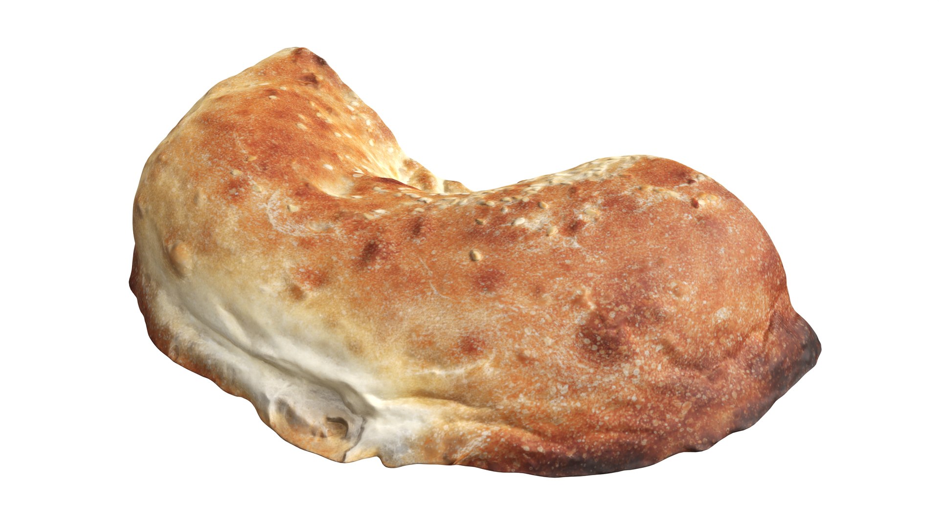 3D Traditional Bread Non Half Cut - TurboSquid 2339315