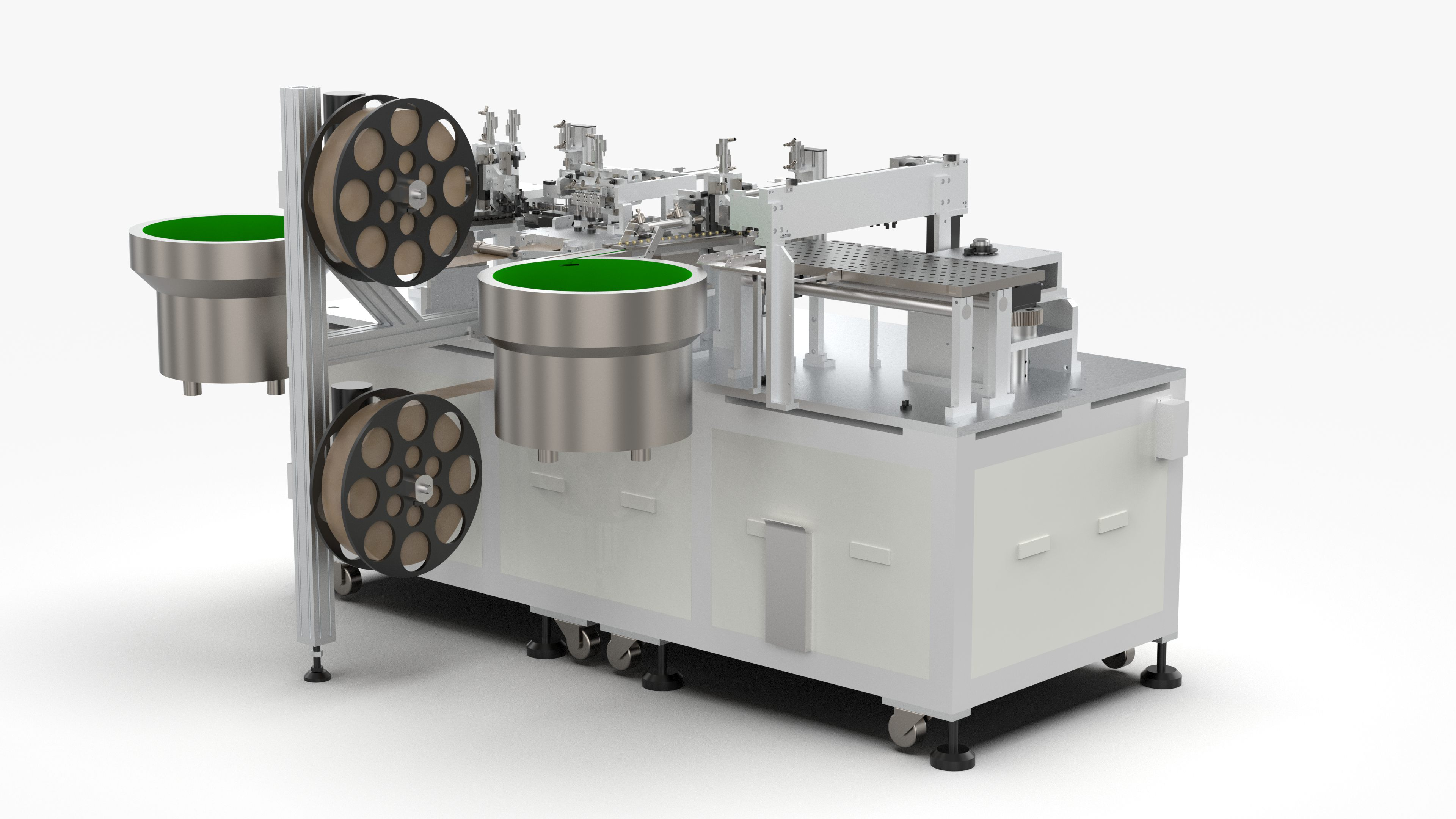 modelo 3d Máquina automática de ensamblaje de válvulas solenoides ...